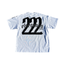 Load image into Gallery viewer, White Pack Black Chrome “222” tee
